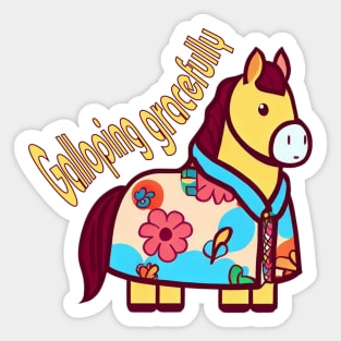 Galloping horse Sticker